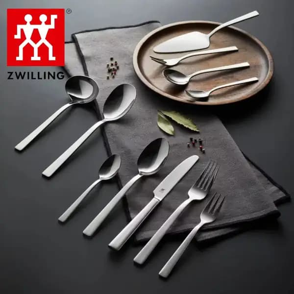 سرویس 68 پارچه قاشق و چنگال زولینگ آلمان مدل KING FLATWARE — تصویر ۲