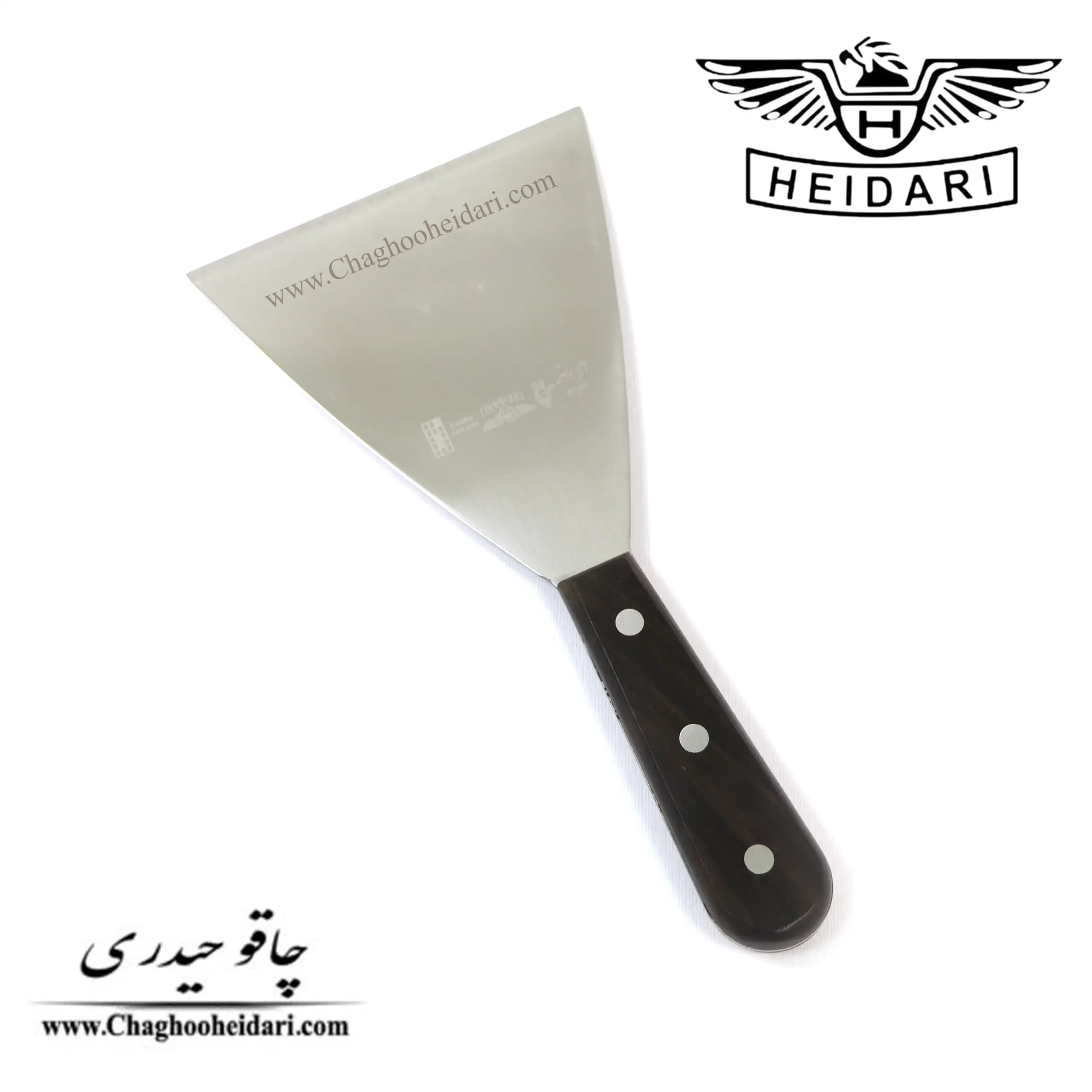 کاردک آشپزی حیدری سایز B10 چوب آفریقا — تصویر ۸