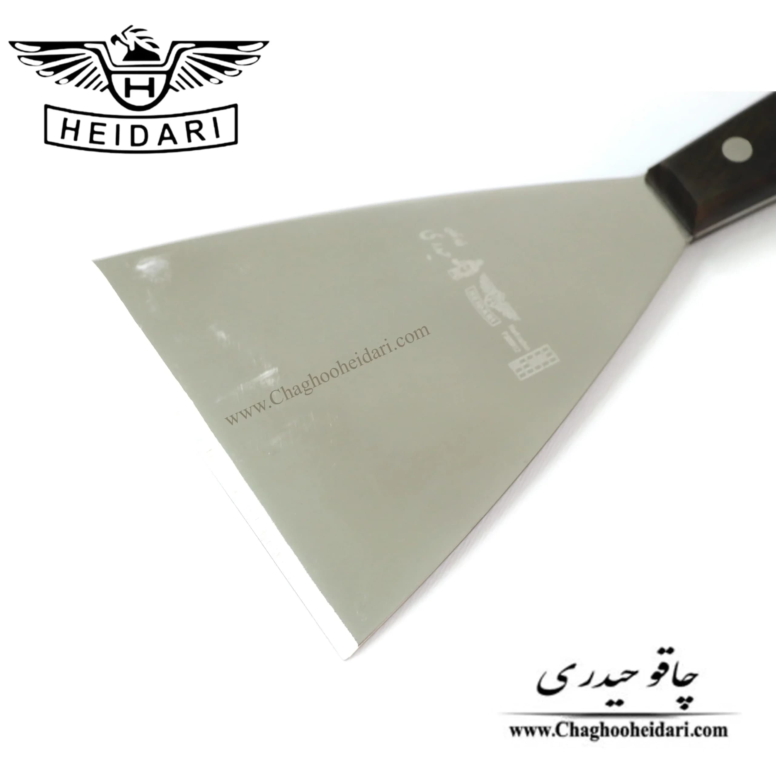 کاردک آشپزی حیدری سایز B10 چوب آفریقا — تصویر ۲