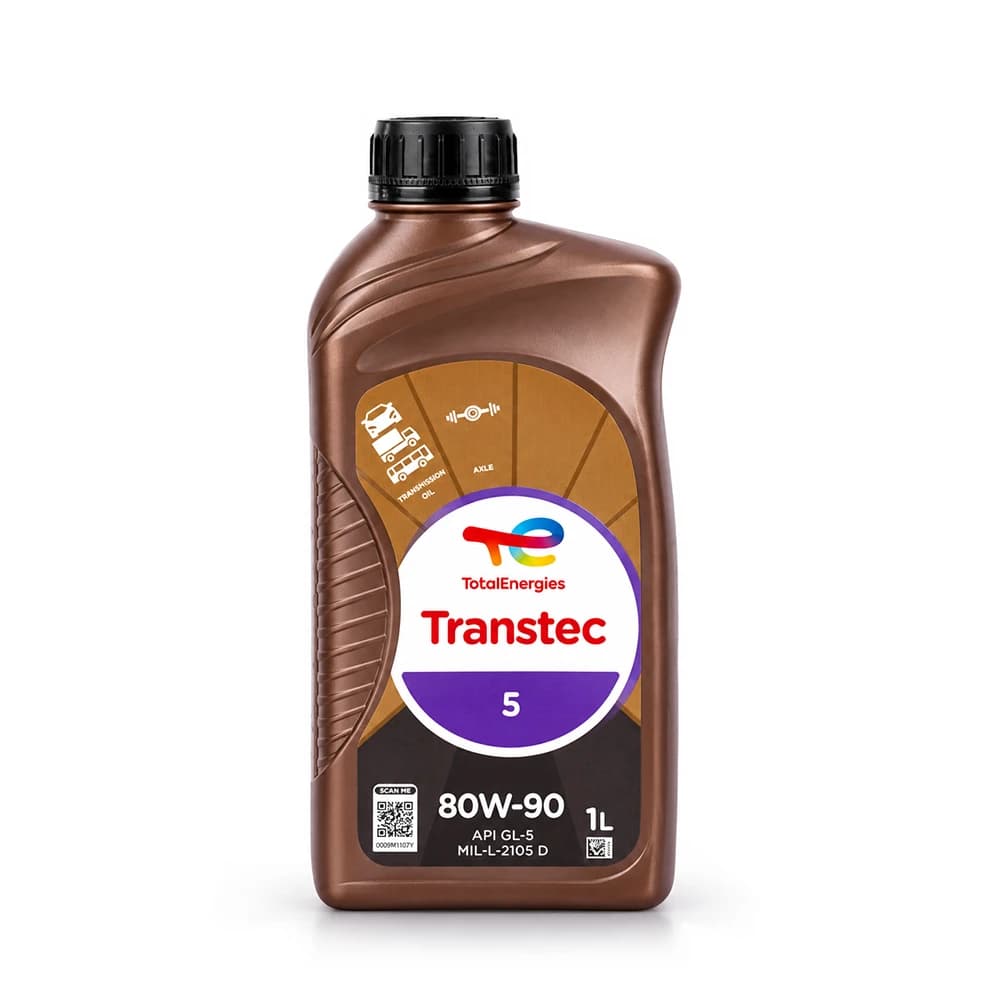روغن گیربکس توتال 80W-90 GL-5 transtec5 (1 لیتری)