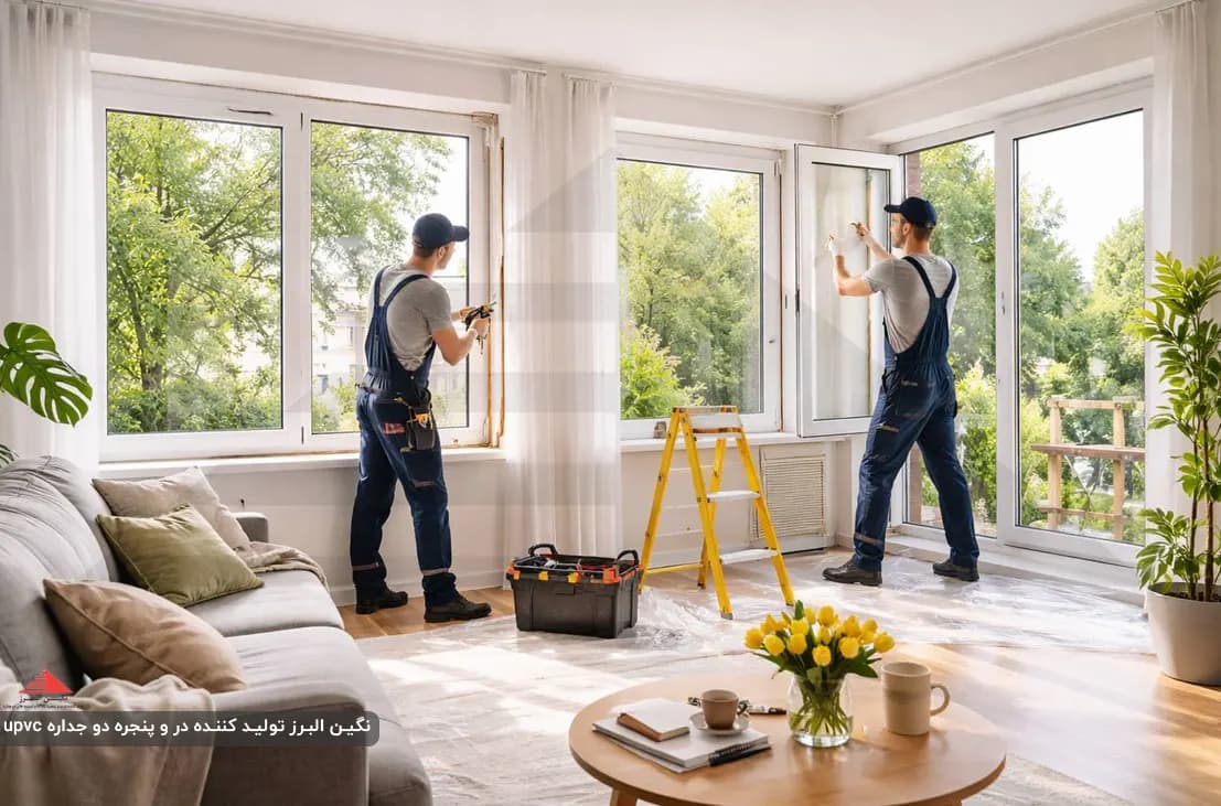 تعویض پنجره قدیمی با پنجره دوجداره upvc بدون تخریب — تصویر ۲