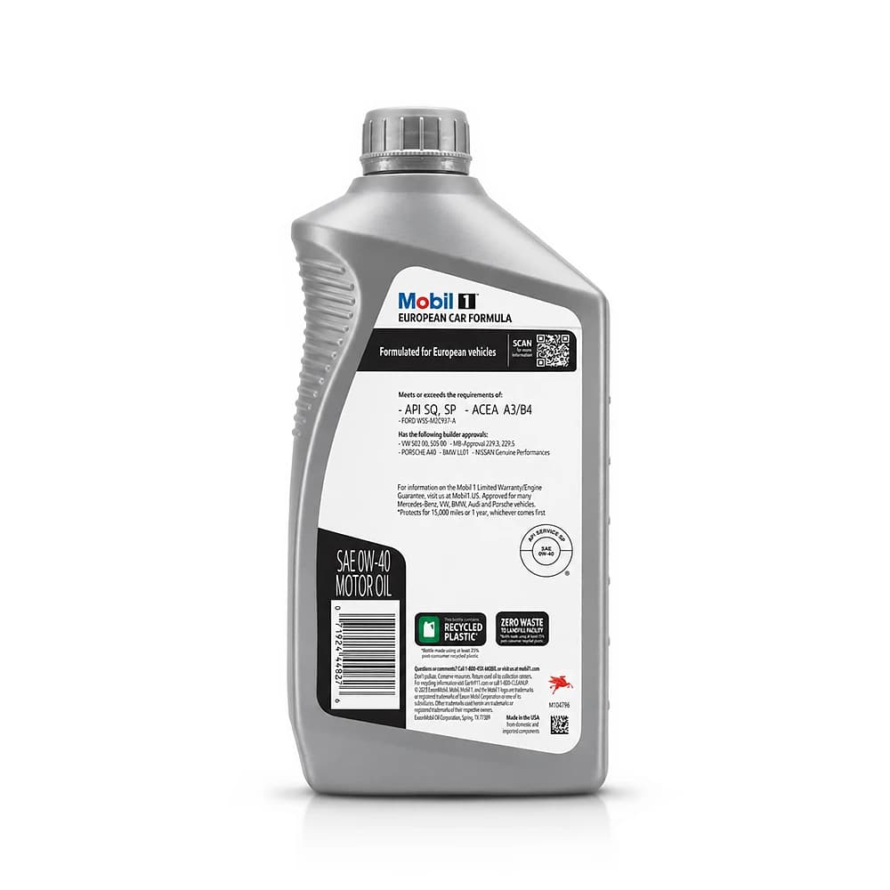 روغن موتور موبیل1 0W-40 SQ (1 لیتری) — تصویر ۲