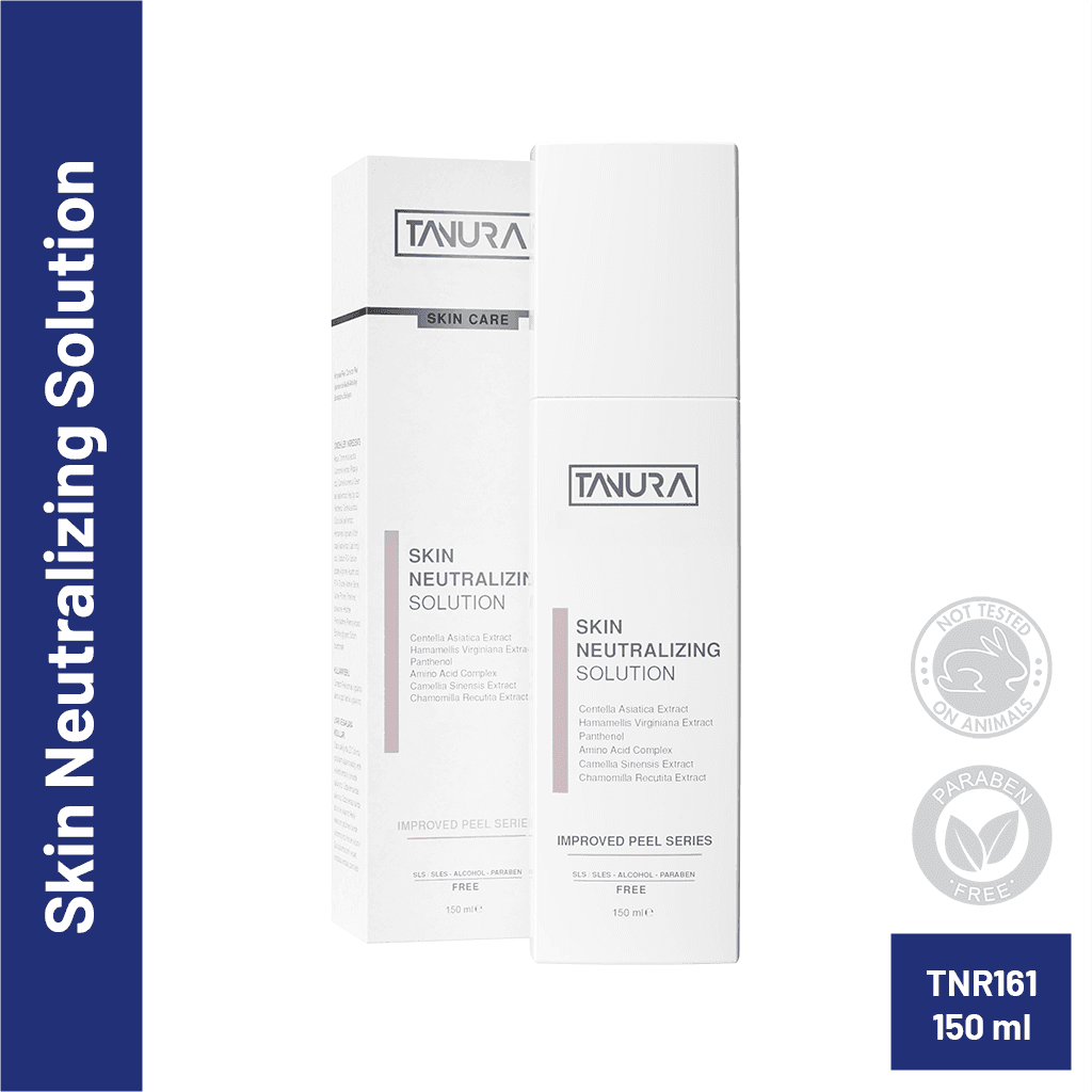 اسکین نوترالایرینگ سلوشن: محلول خنثی‌کننده پوست تنورا