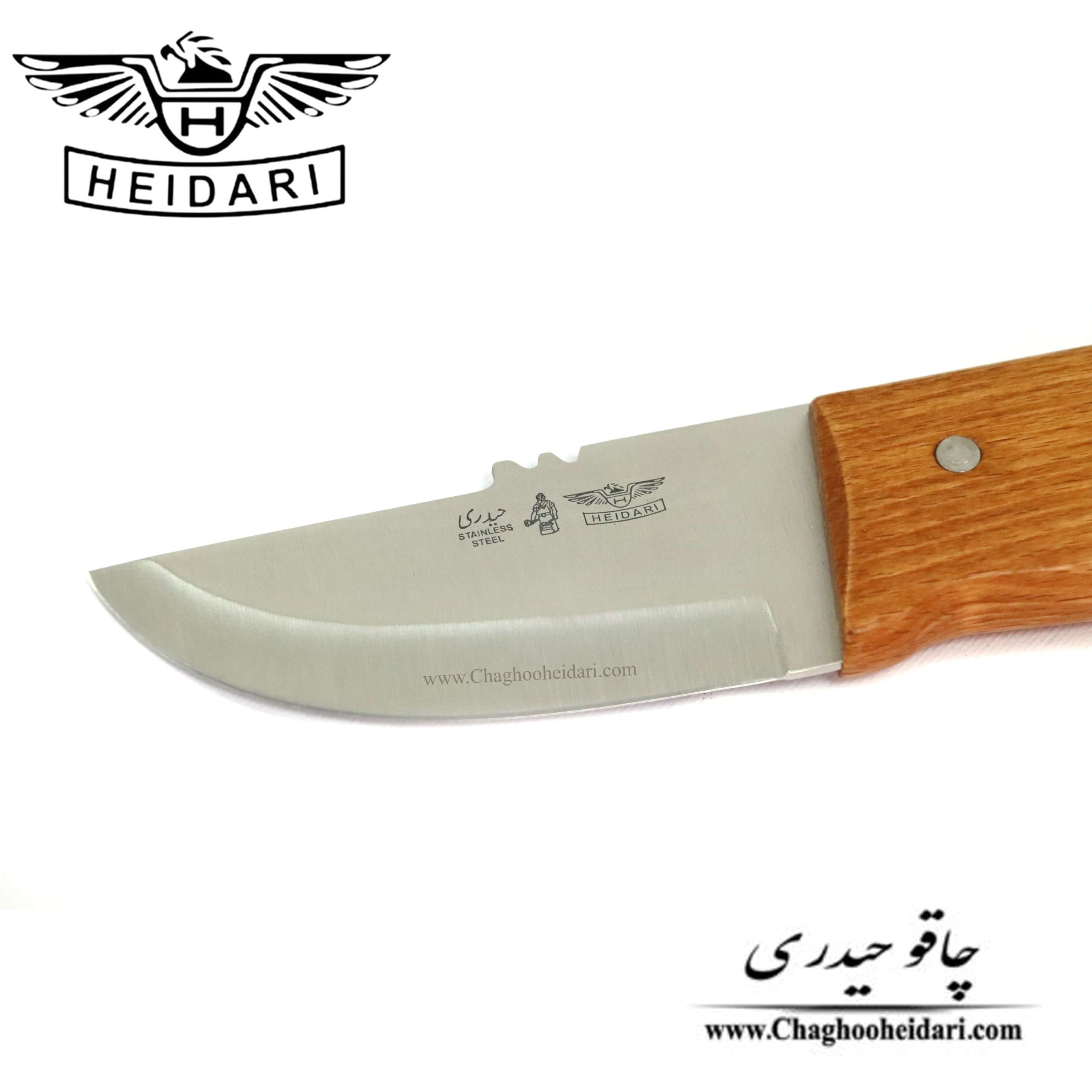 چاقو تیزی حیدری دسته چوب — تصویر ۲