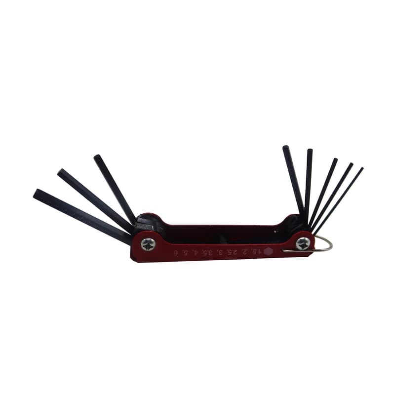 آچار آلن شش گوش H چاقویی تاشو 8 عددی اسکای SKY مدل ST-2201B