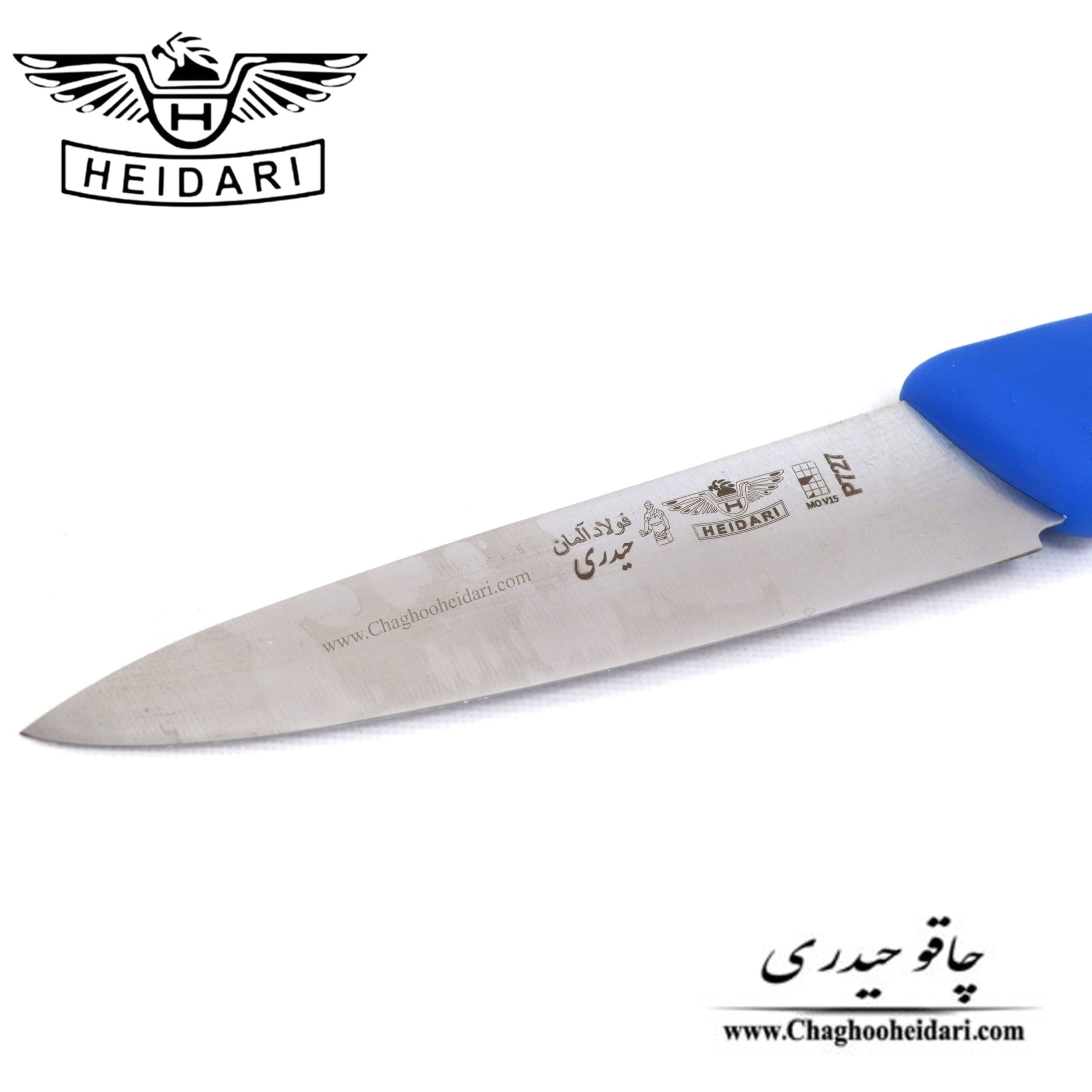 چاقو راسته ای فولاد آلمان حیدری ابی — تصویر ۵