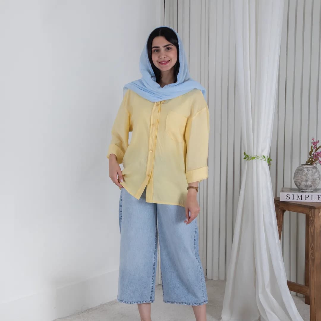 شومیز دخترونه تک جیب OAK — تصویر ۲