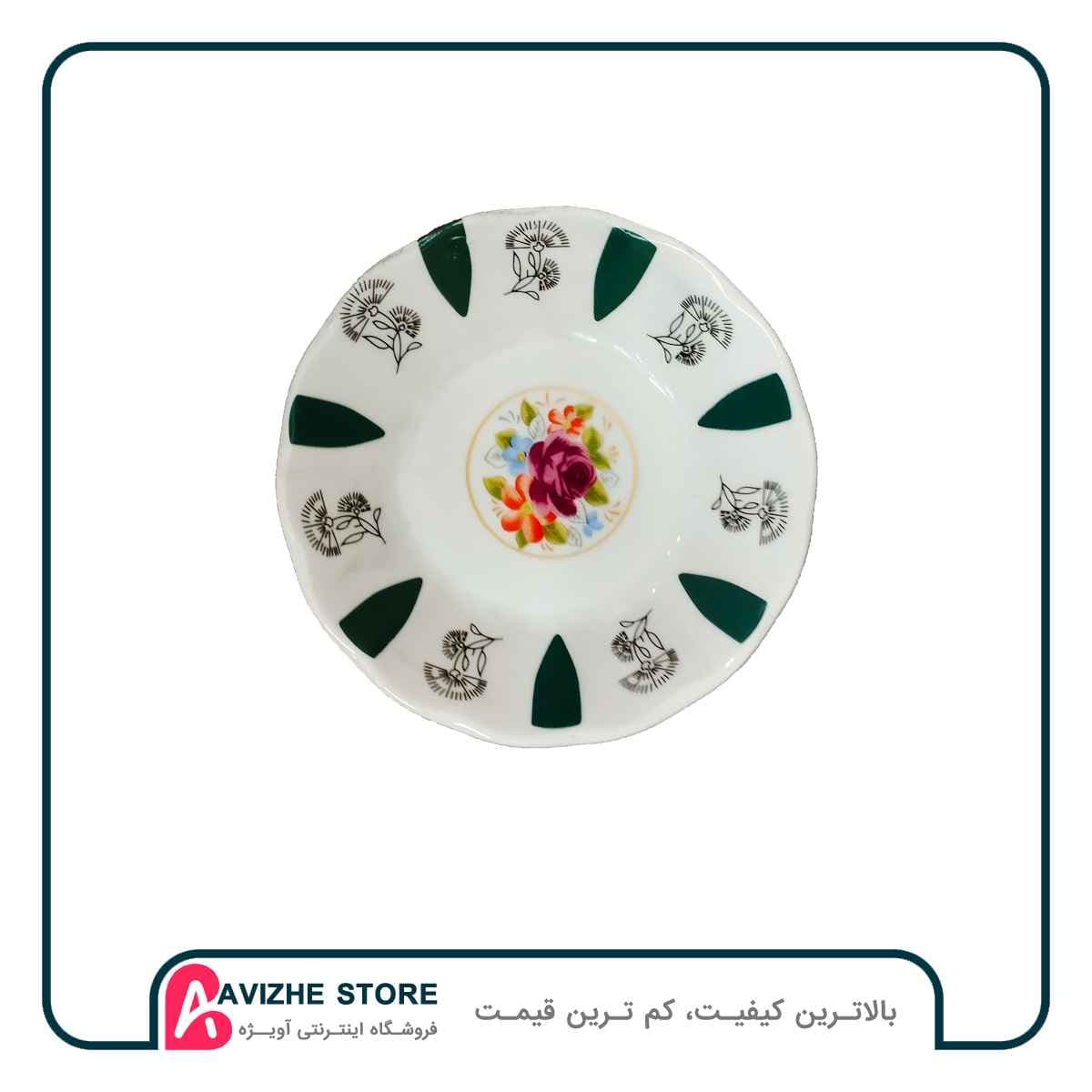 نعلبکی چینی درجه یک کد 131 — تصویر ۲