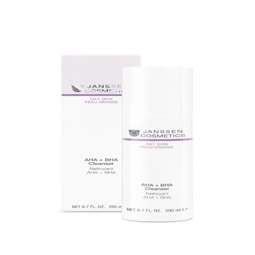 پاک کننده پوست چرب حاوی AHA+BHA یانسن حجم200ml