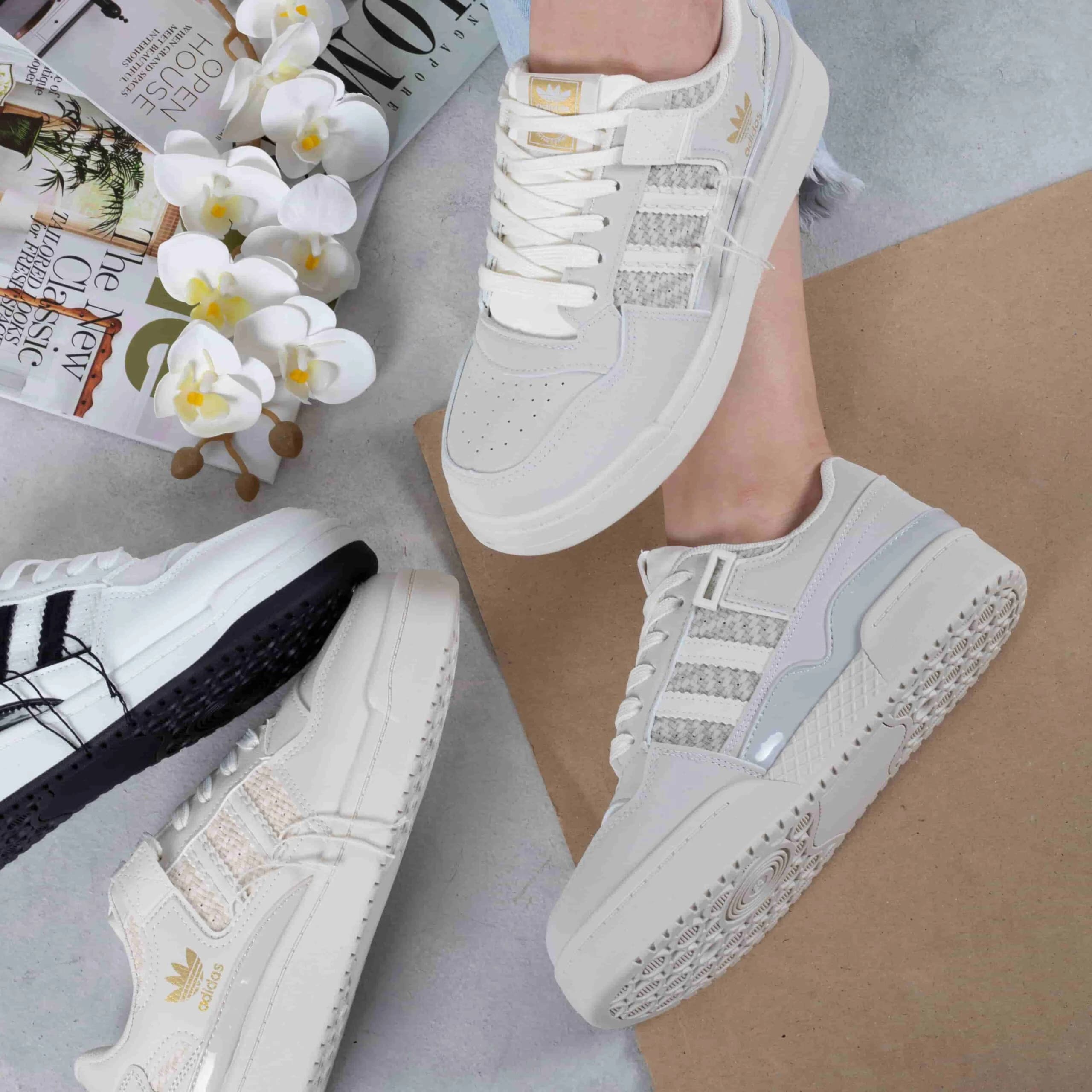 کتونی دخترونه خارجی کنفی ADIDAS — تصویر ۶
