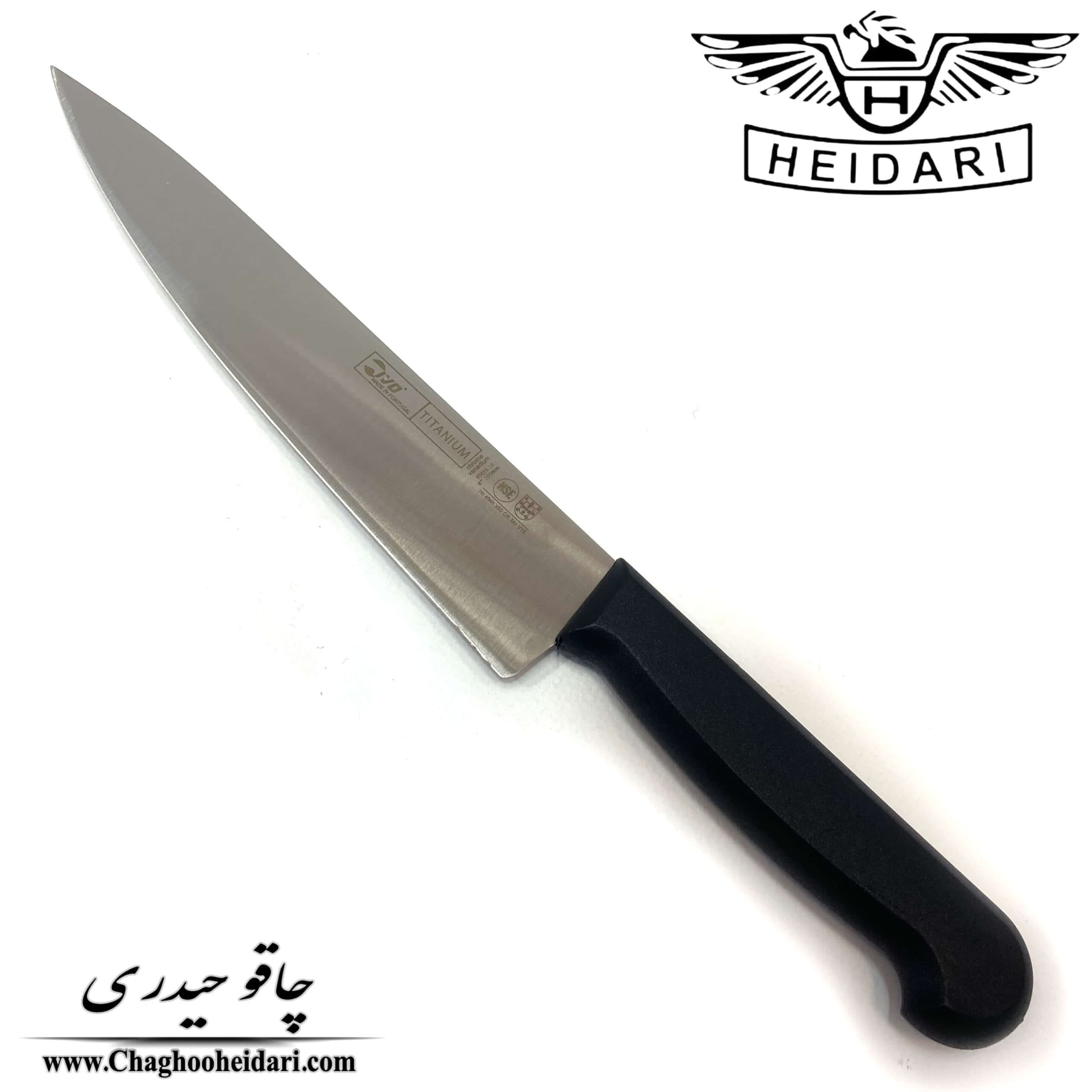 چاقو راسته دسته پلاستیک ivo — تصویر ۴