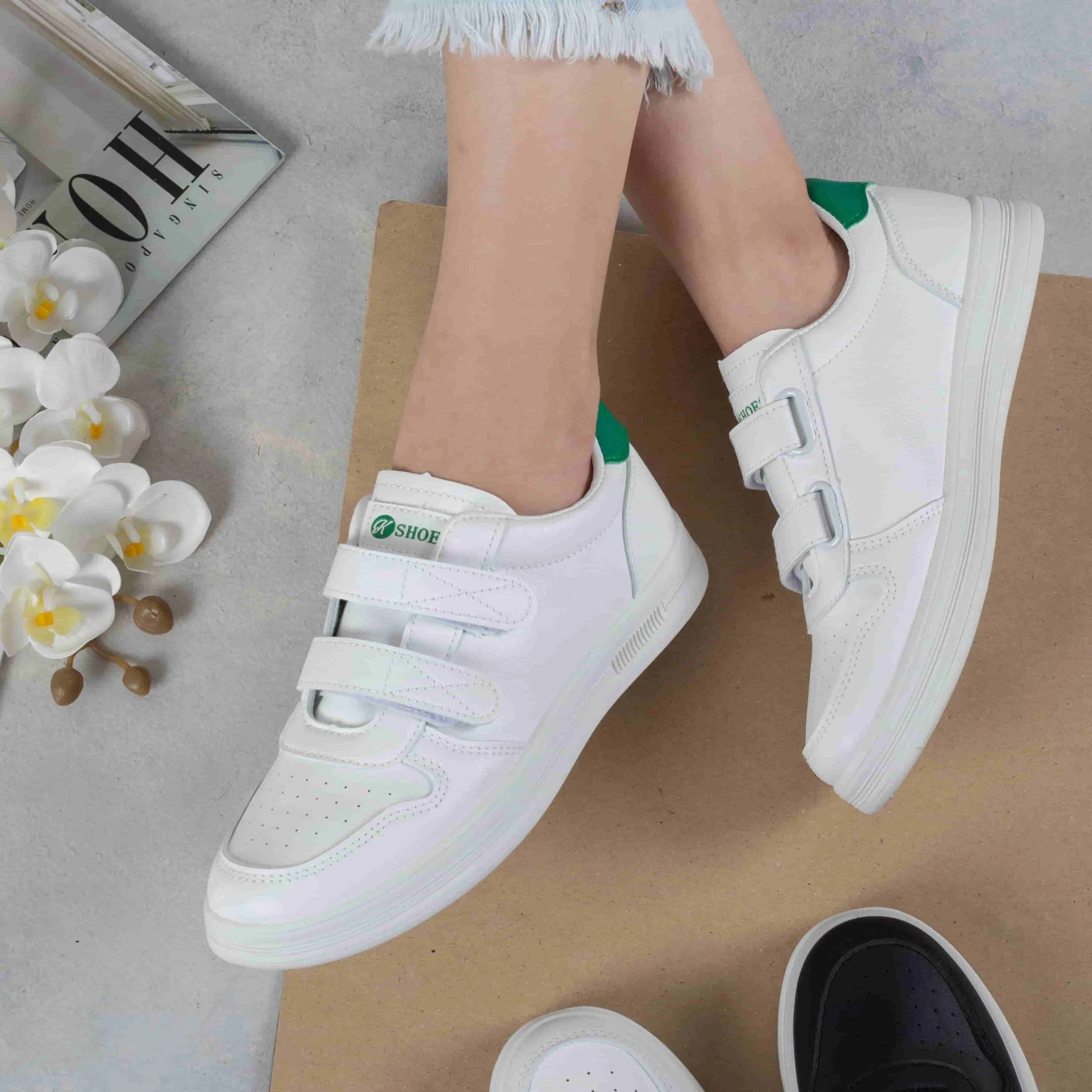 کتونی دخترونه خارجی دو چسب K SHOES — تصویر ۹