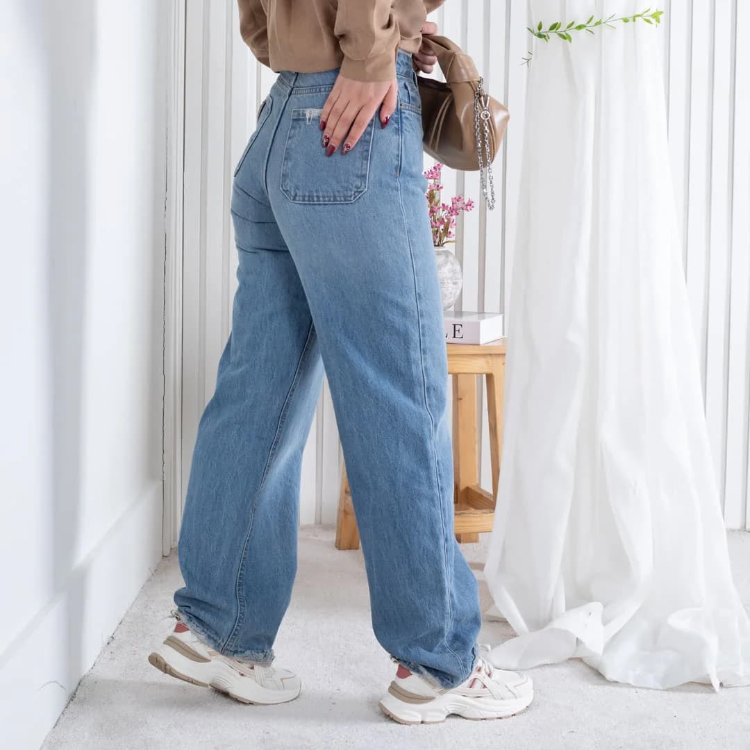 شلوار جین دخترونه رگولار پلاس TOMMY JEANS 19281 — تصویر ۵