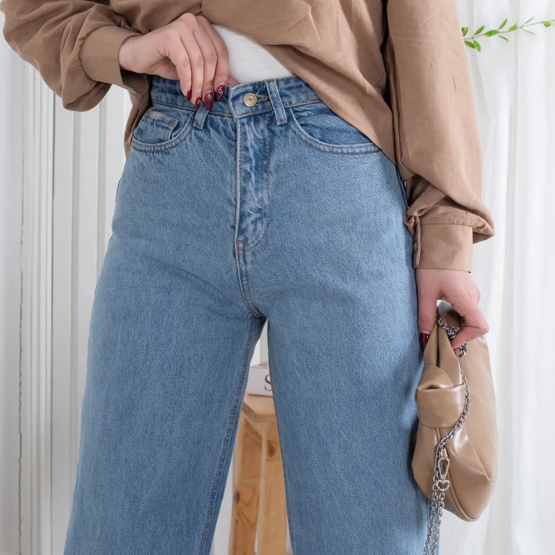 شلوار جین دخترونه رگولار پلاس TOMMY JEANS 19281 — تصویر ۴