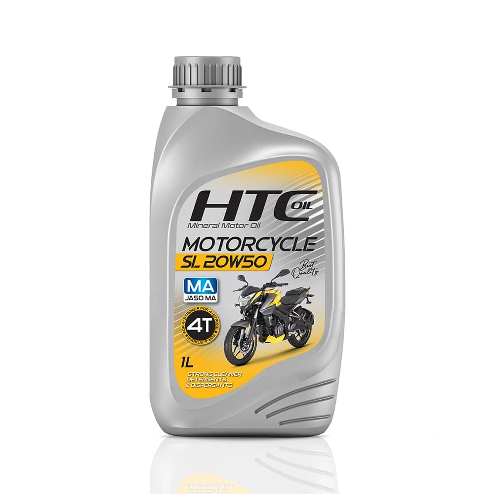 روغن موتورسیکلت 20W-50 SL htc (1 لیتری) — تصویر ۲