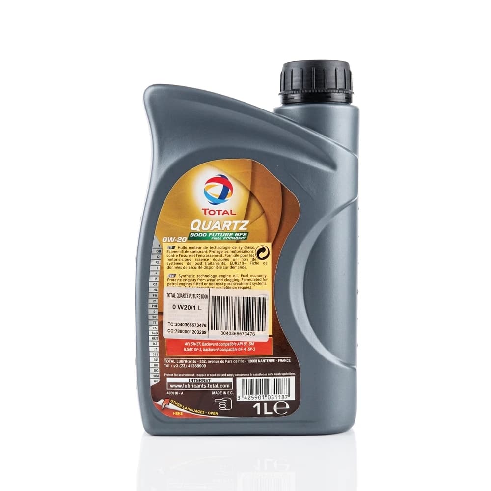 روغن موتور توتال 0W-20 SN (1 لیتری) — تصویر ۳