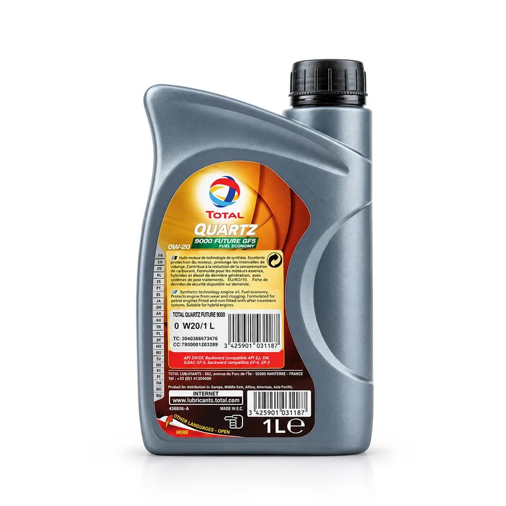 روغن موتور توتال 0W-20 SN (1 لیتری) — تصویر ۵