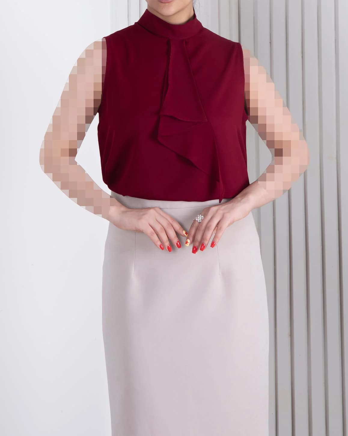 تاپ دخترونه یقه حلزونی BENITA