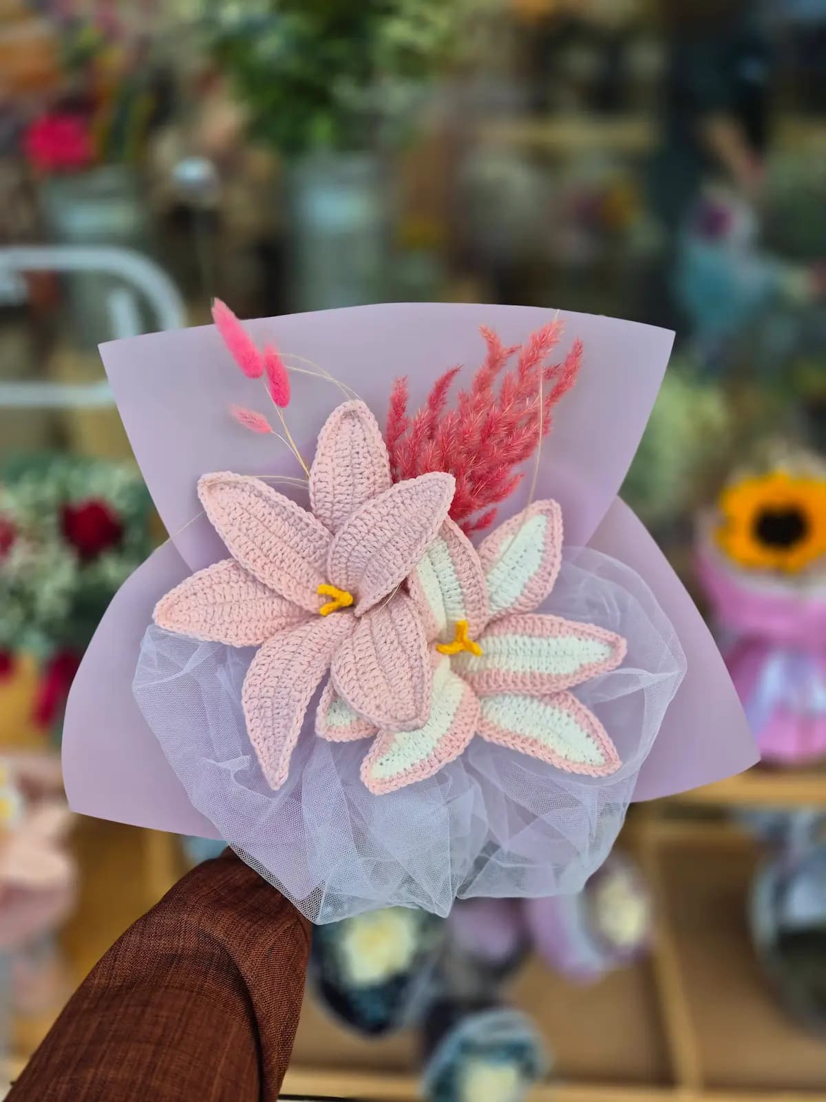 گل بافتنی لیلیوم — تصویر ۹