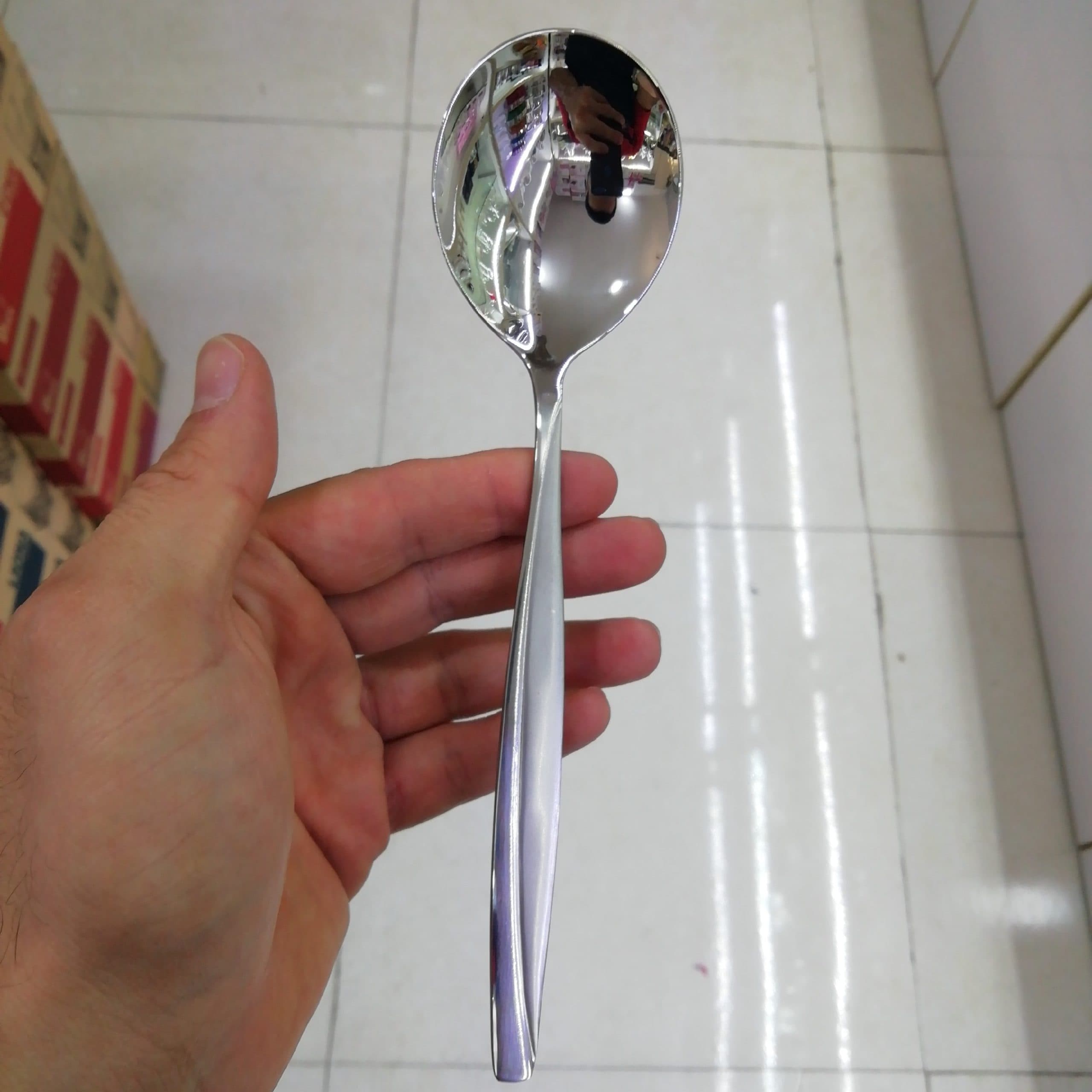 قاشق خورشت استیل نگیر یونیک سایز 27 — تصویر ۴