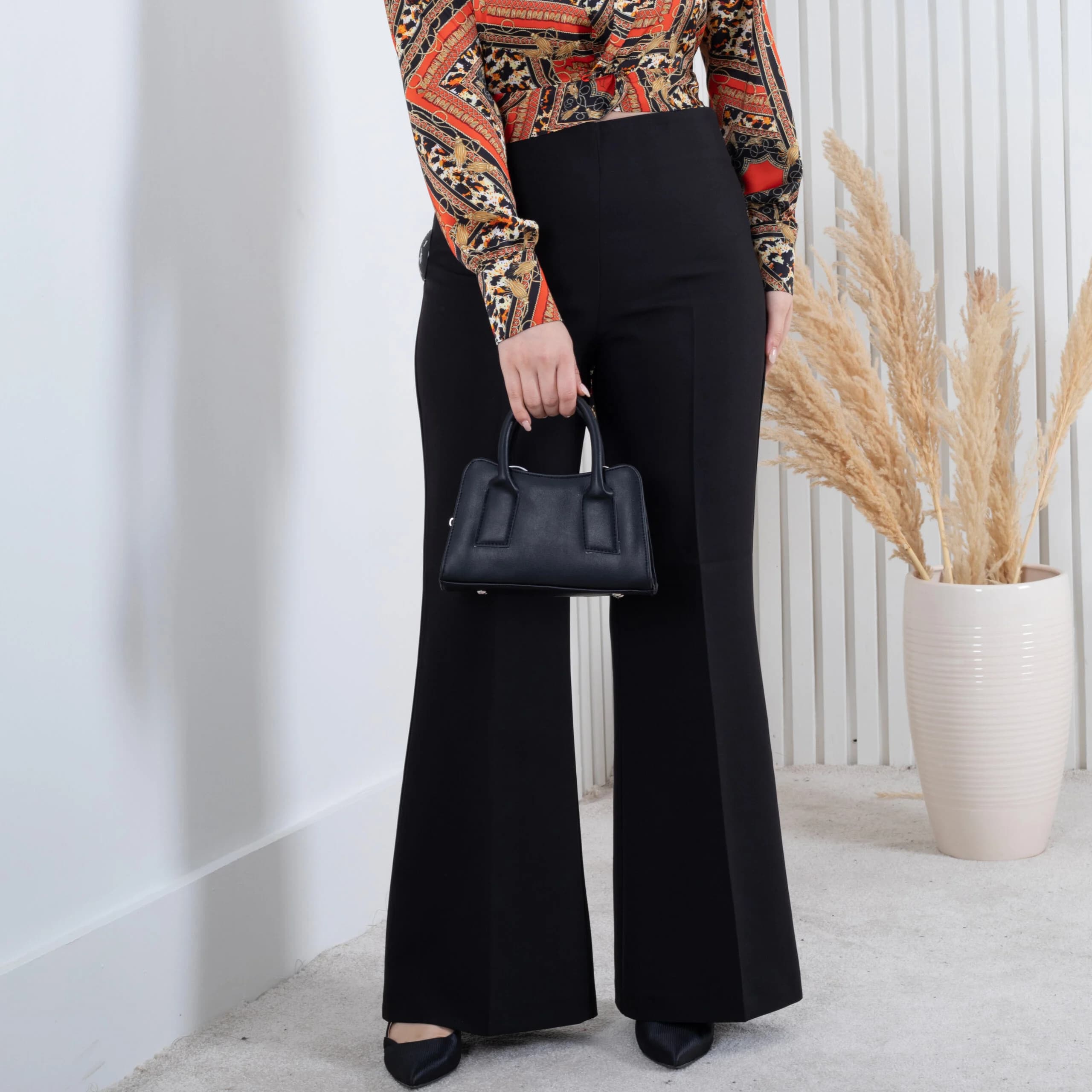 شلوار پارچه ای دخترونه دمپا گشاد BENITA — تصویر ۶