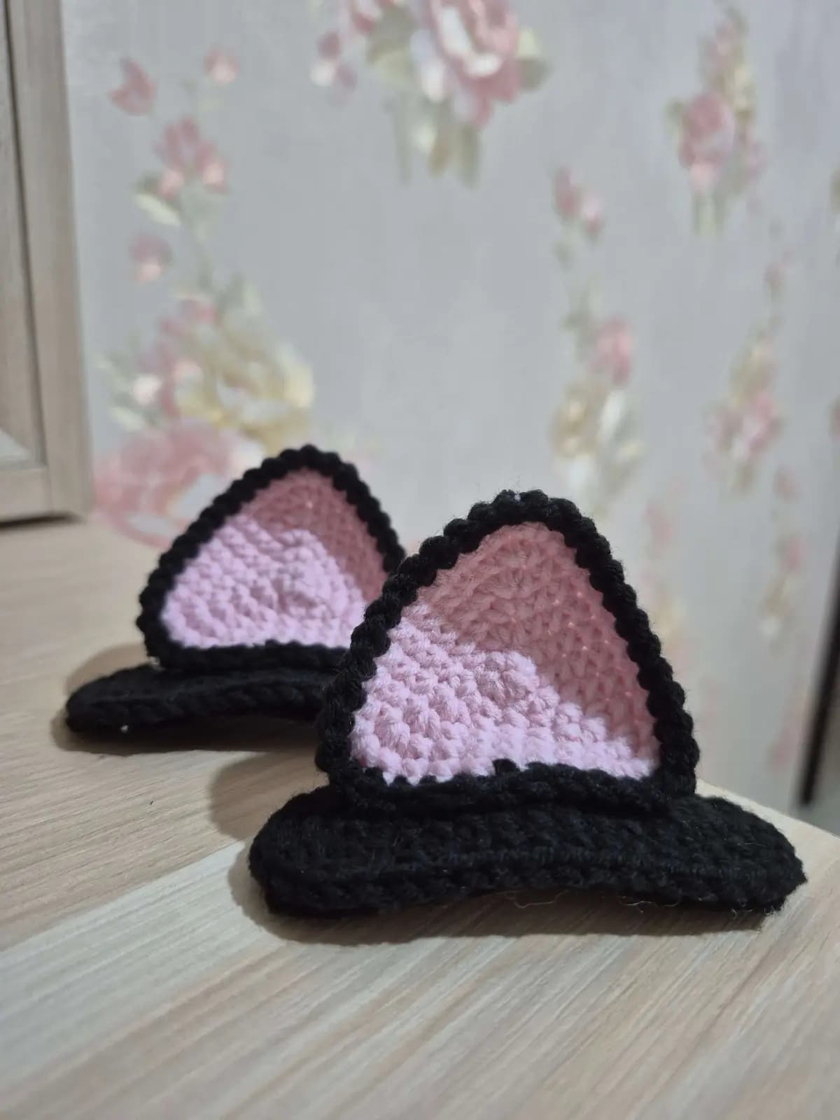 گیره گوش گربه بافتنی