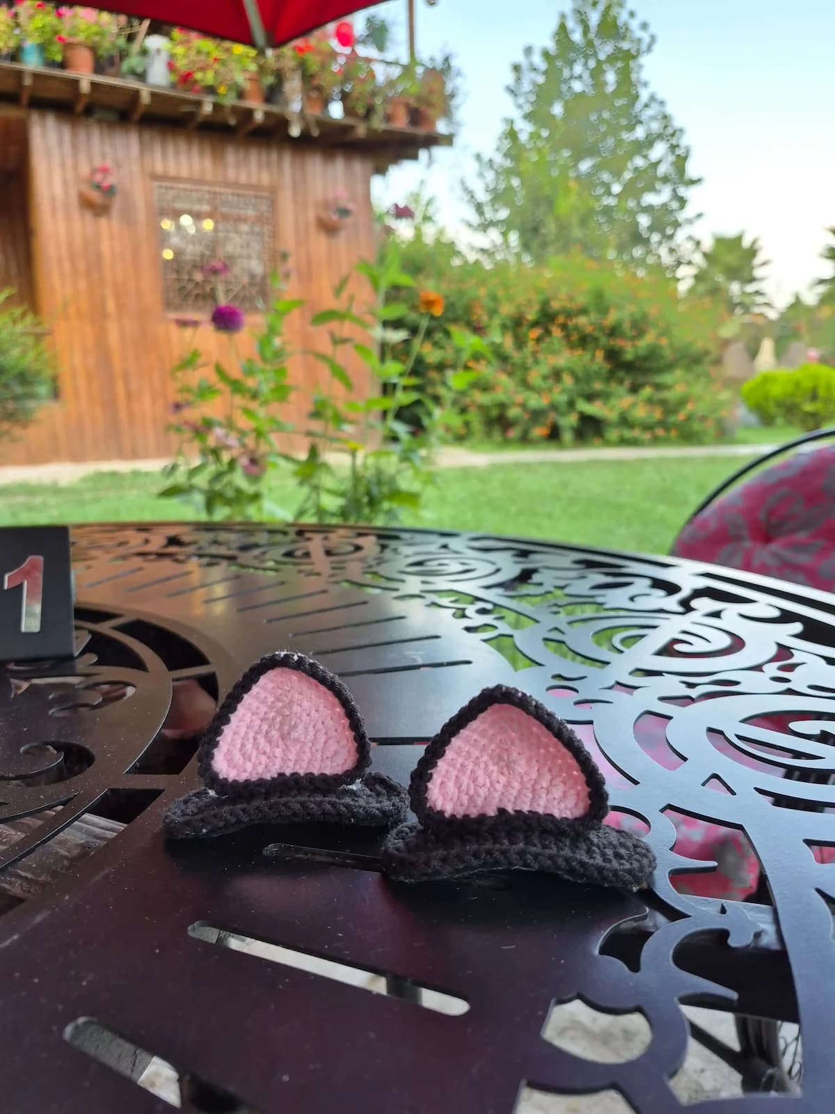 گیره گوش گربه بافتنی — تصویر ۳