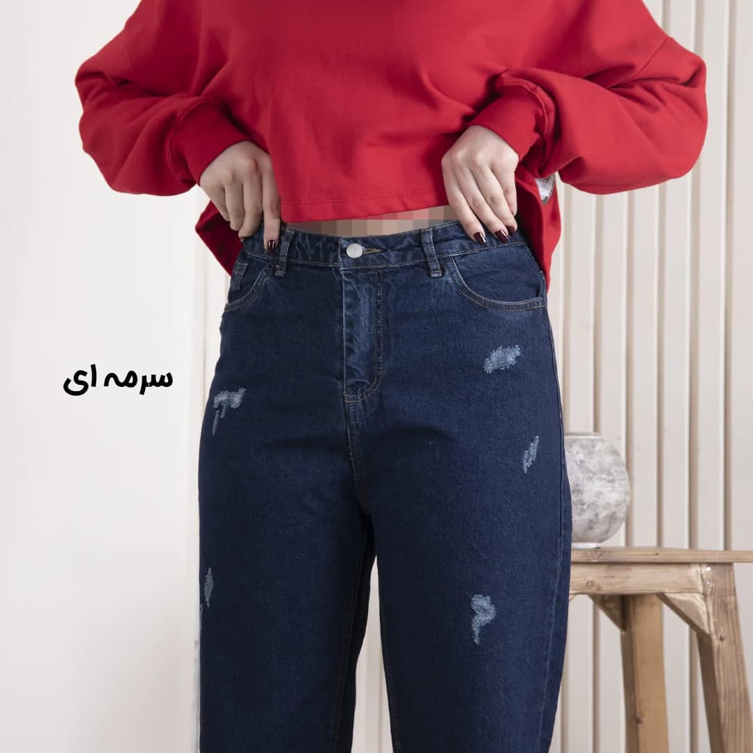شلوار جین دخترونه مام MOBAMO 5218 — تصویر ۶