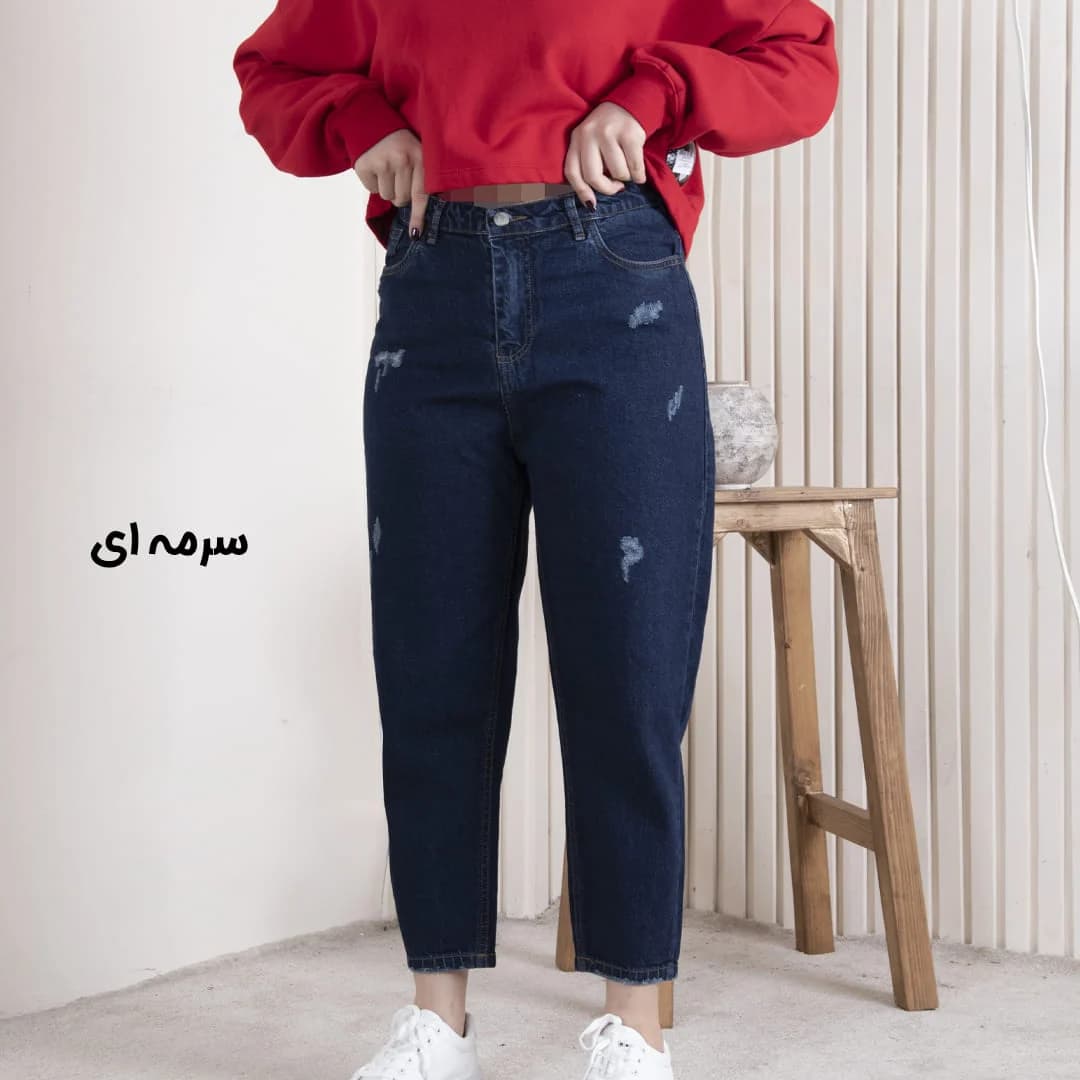 شلوار جین دخترونه مام MOBAMO 5218 — تصویر ۵