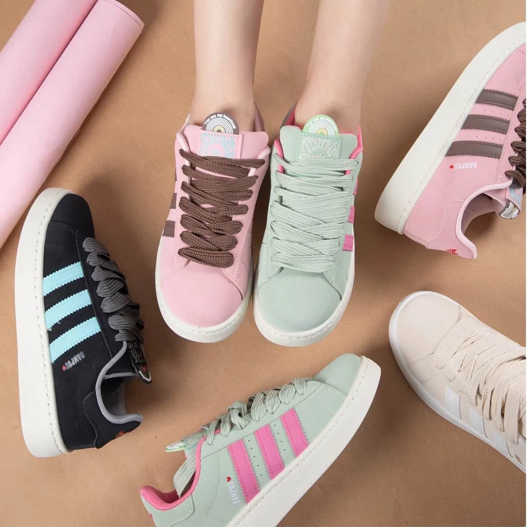 کتونی دخترانه خارجی ADIDAS CAMPUS — تصویر ۹