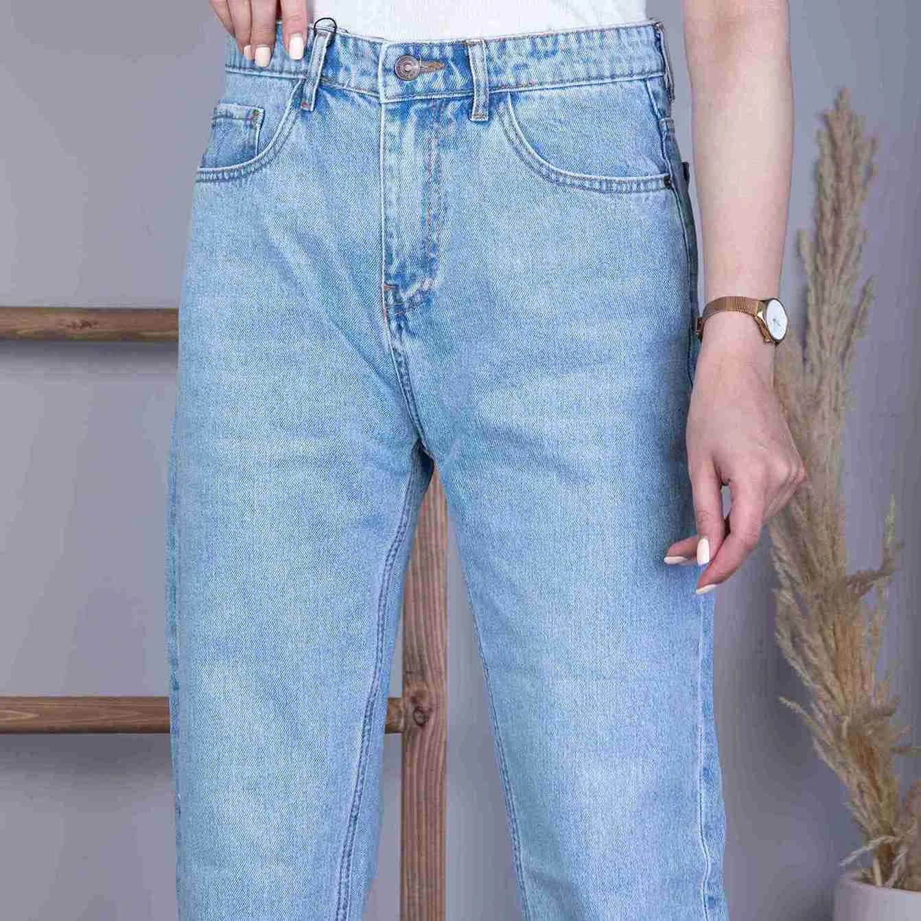 شلوارجین دخترونه مام فیت ZARA 14735 — تصویر ۲