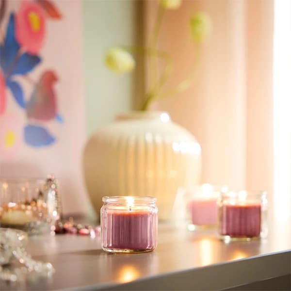 شمع عطری توت فرنگی ایکیا مدل HOKGOK — تصویر ۵