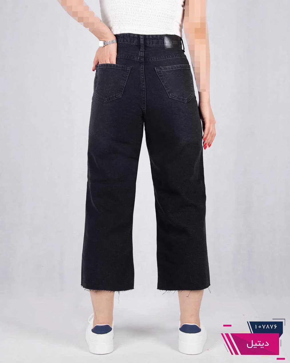 شلوار جین دخترونه رگولار دمپاکاتTHREEJEANS/22697 — تصویر ۴