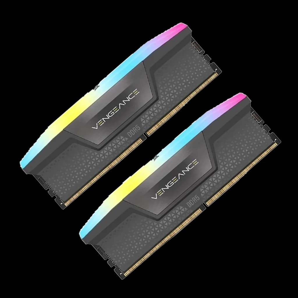 رم DDR5 دسکتاپ 64 گیگابایت 6000Mhz CL40 کورسیر مدل VENGEANCE RGB AMD EXPO دو کاناله — تصویر ۴