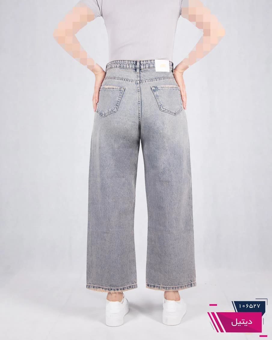 شلوار جین دخترونه رگولار THREE JEANS 19007 — تصویر ۳