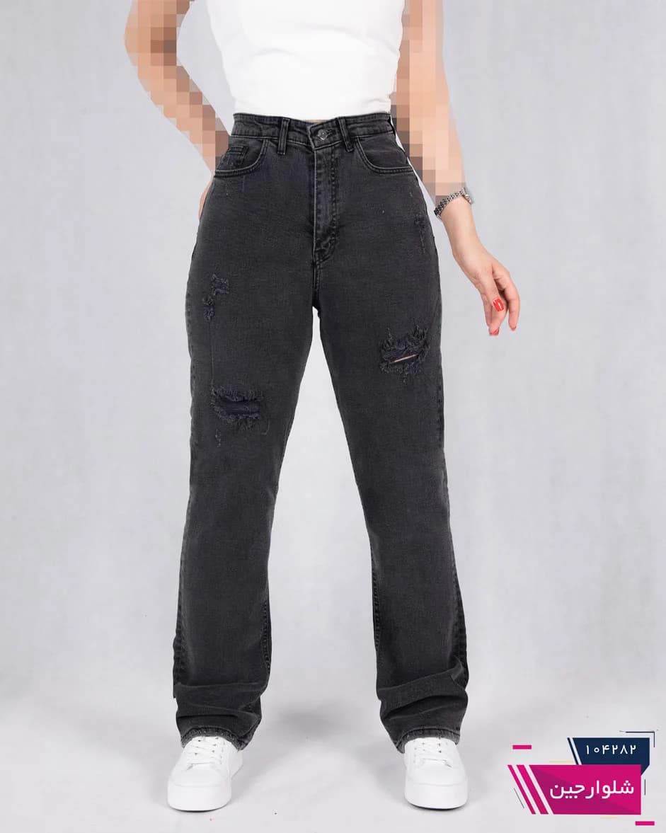 شلوارجین دخترونه استرایت 12919 ZARA