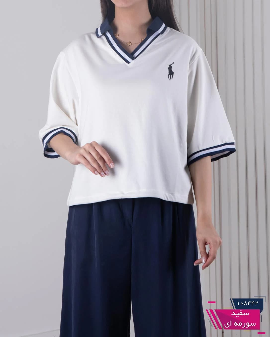 پلوشرت زنونه وارداتی U.S POLO ASSN — تصویر ۷