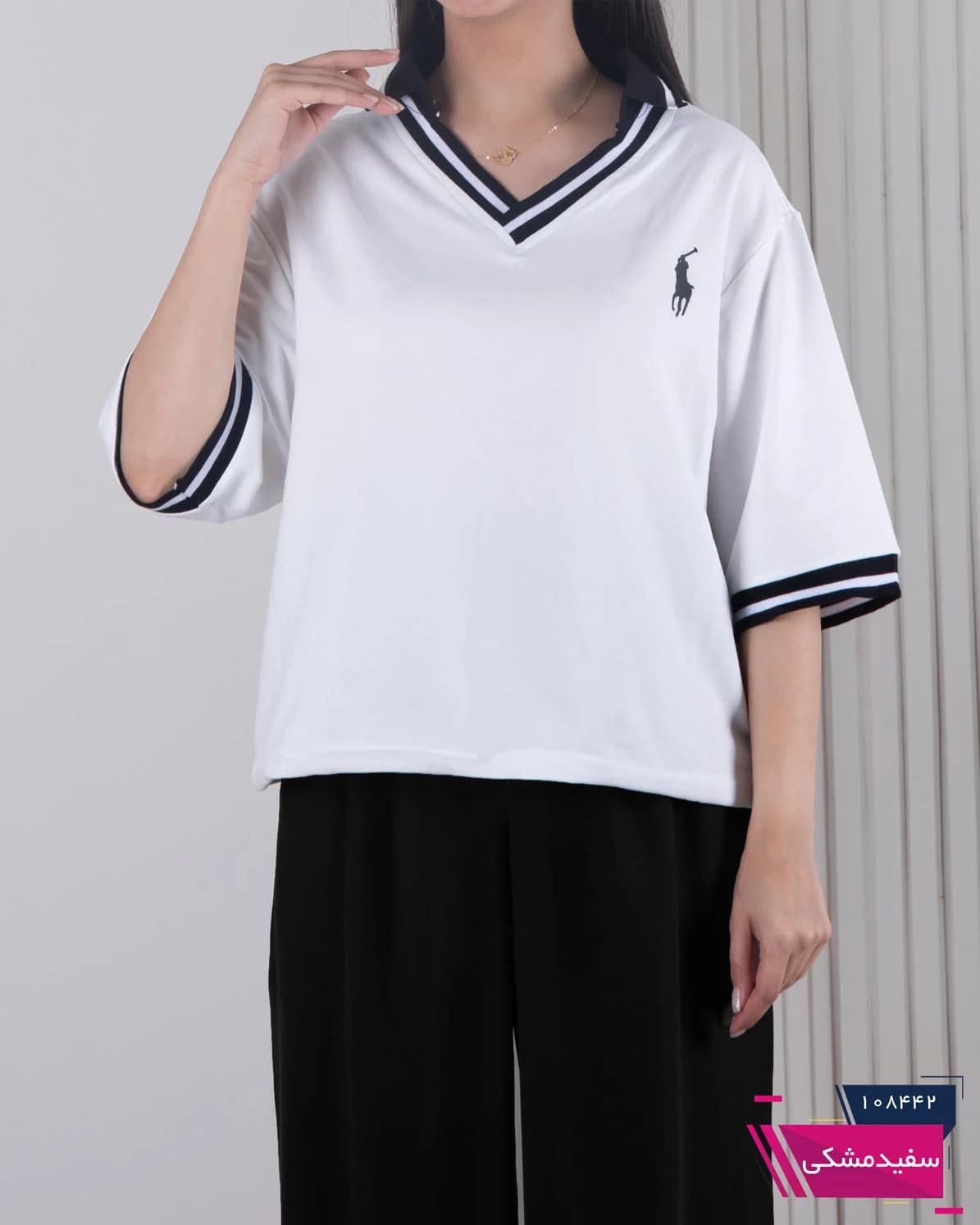 پلوشرت زنونه وارداتی U.S POLO ASSN — تصویر ۳