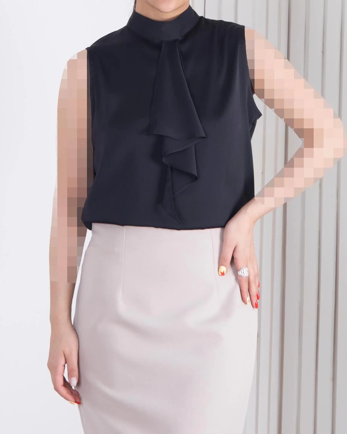 تاپ زنانه یقه حلزونی BENITA
