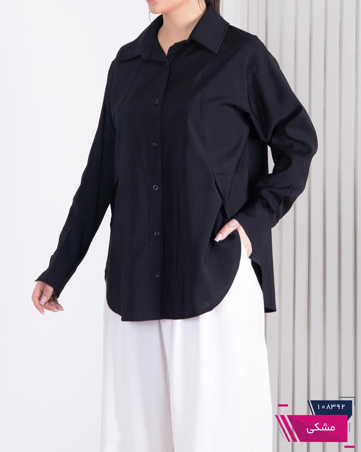 شومیز زنونه پری اسلپ WHITE — تصویر ۶