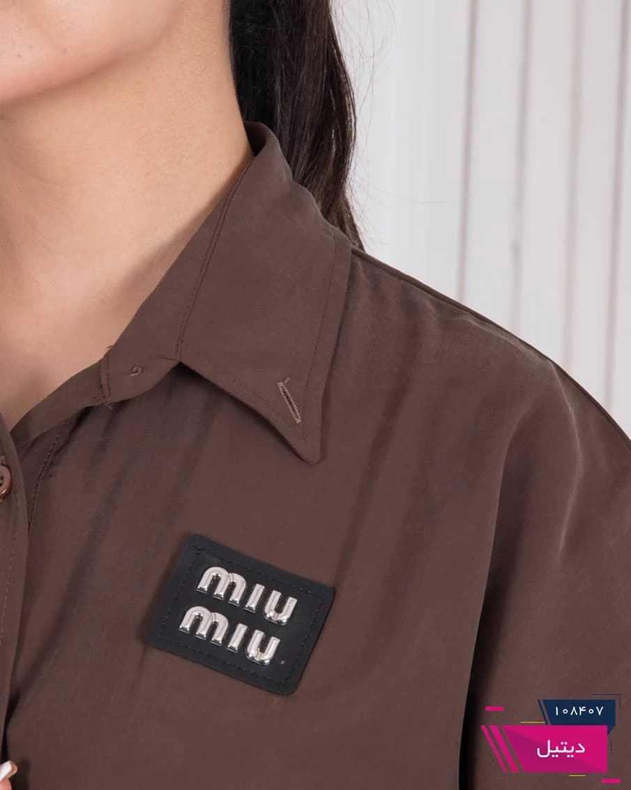 پیراهن زنونه کمرکش مودالOXYGEN/MIU MIU — تصویر ۱۲