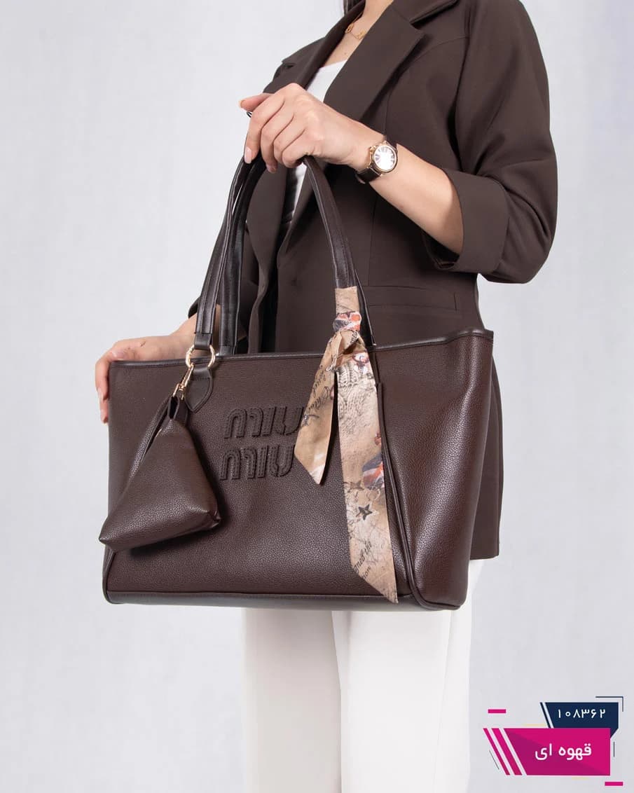 کیف زنونه بزرگ مغزی دوزی MIU MIU 1340 — تصویر ۲