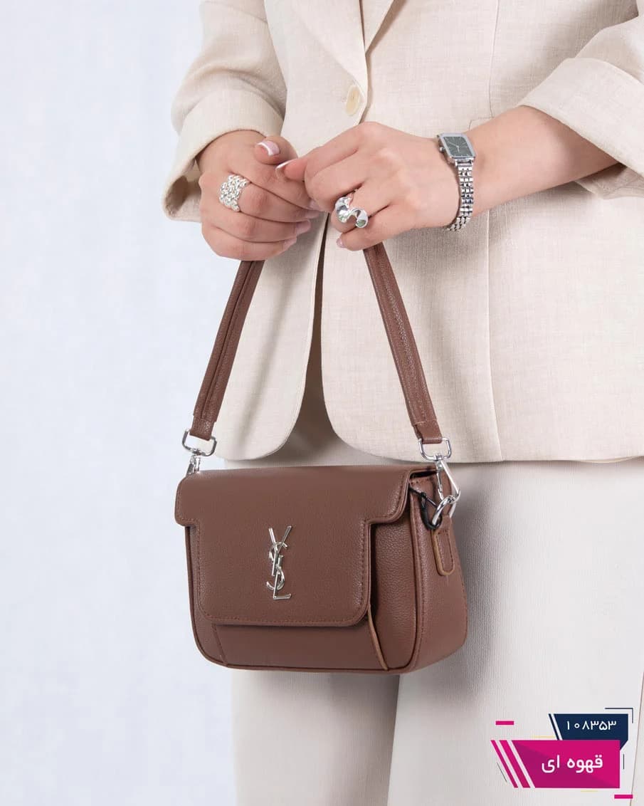کیف زنونه پاکتی YSL 1196 — تصویر ۷