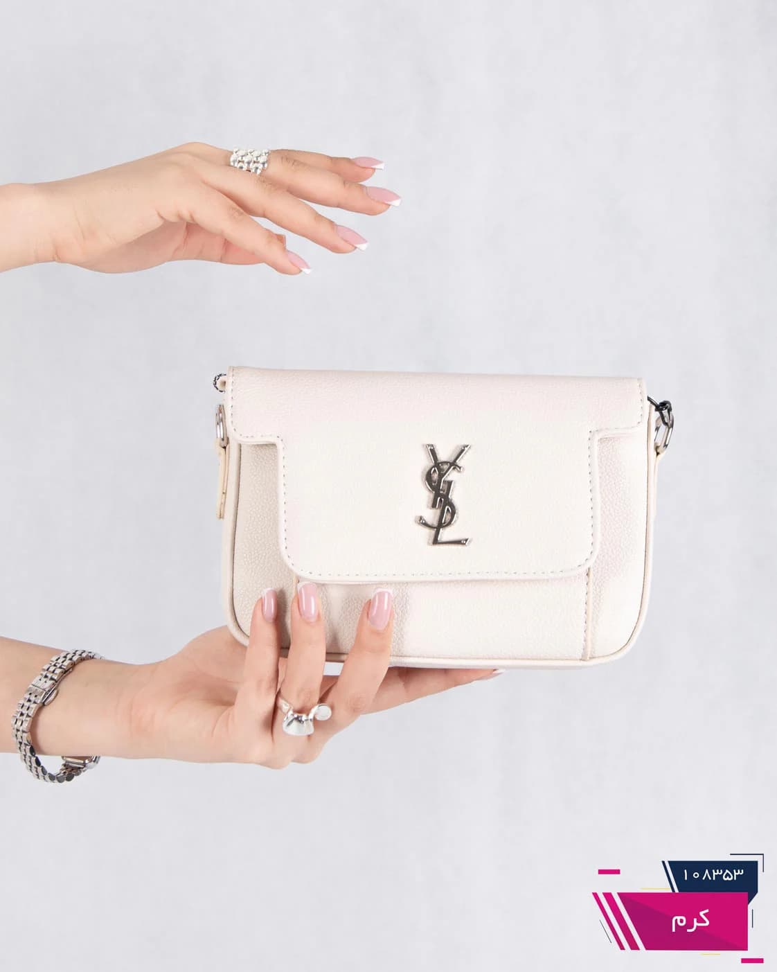 کیف زنونه پاکتی YSL 1196 — تصویر ۵