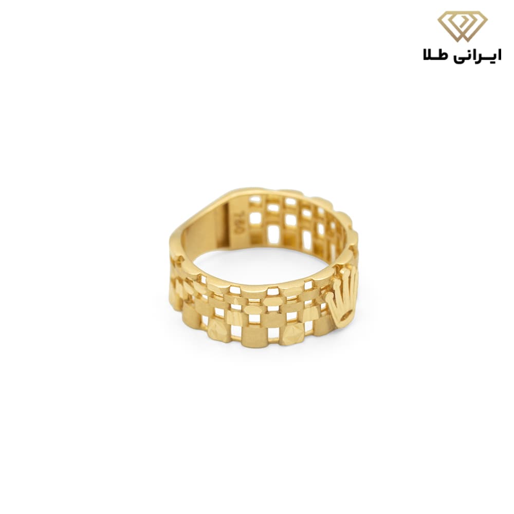 انگشتر طلا زنانه رولکس — تصویر ۲