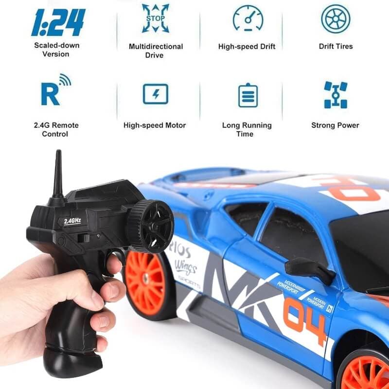 ماشین کنترلی Xshion RC Drift Car مدل 124 — تصویر ۴