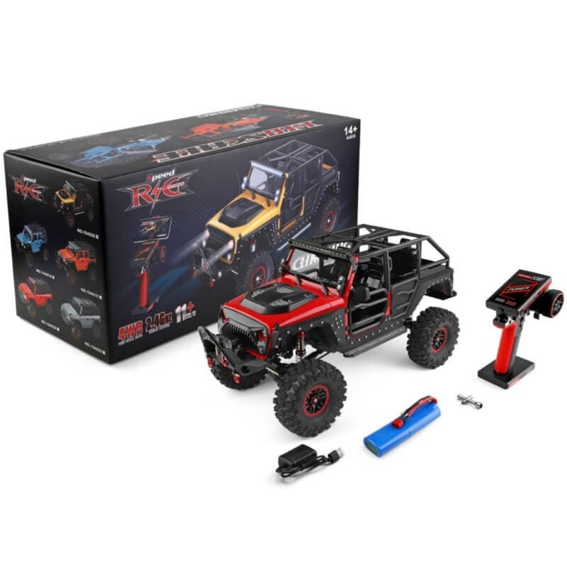 ماشین کنترلی گلادیاتور صخره‌نورد – برند WLTOYS آیتم 104026 — تصویر ۳