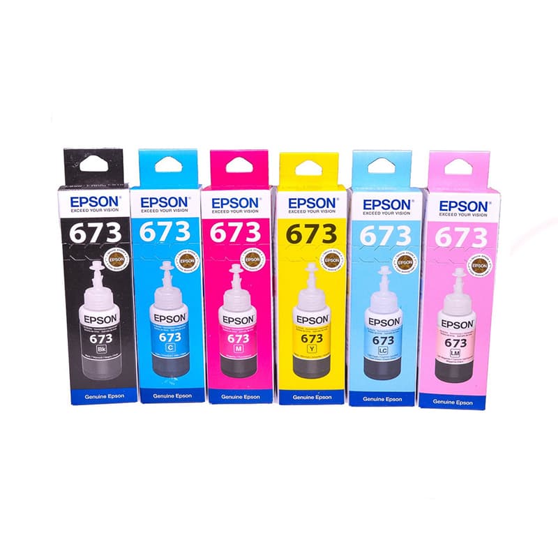 جوهر EPSON ORGINAL 673/L805 LIGHT MAGENTA COLOR 7 — تصویر ۴