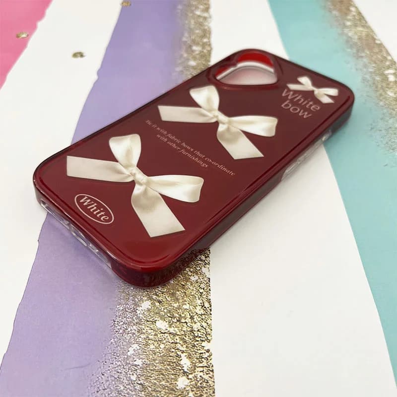 قاب گوشی iPhone 16 آیفون چری طرح پاپیون کد 986 — تصویر ۴