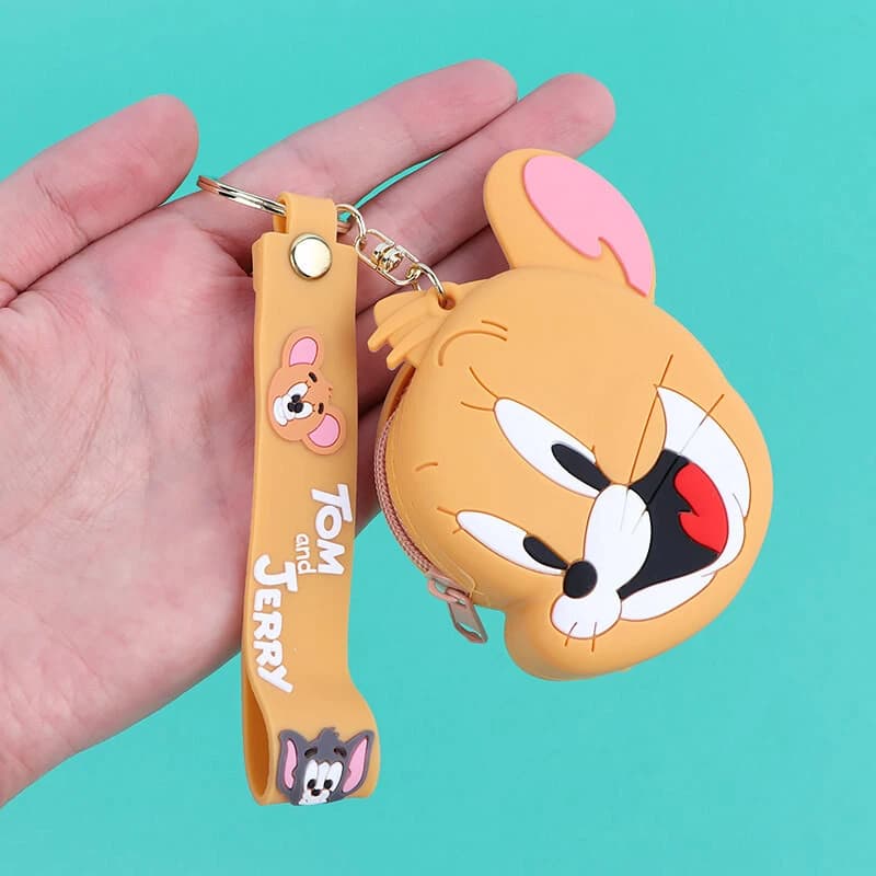 جاکلیدی و کیف هندزفری سیلیکونی طرح جری کد 984 — تصویر ۲